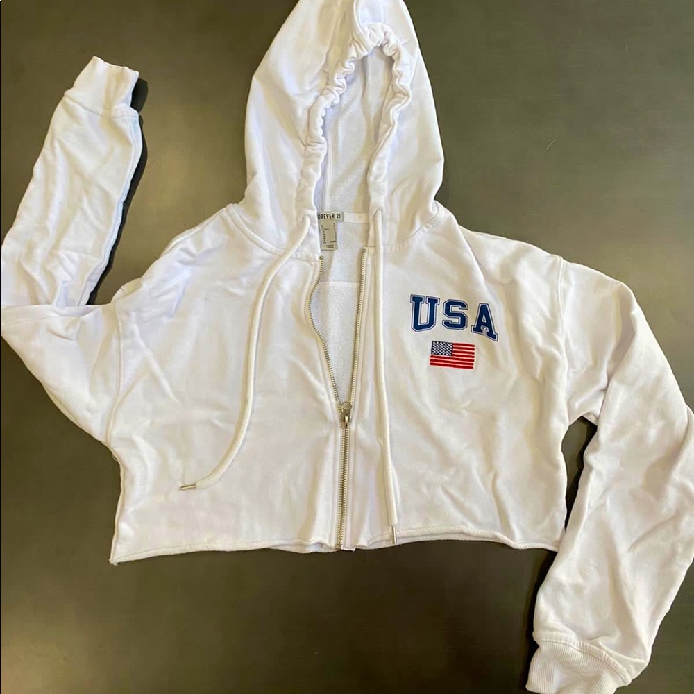 USA Forever 21 Cropped Jacket